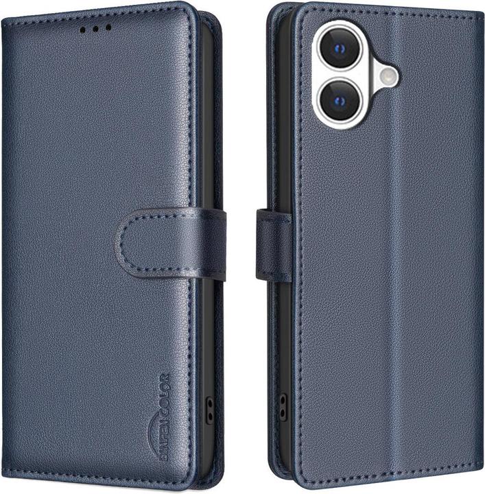 Actual product image Binfen Color Leder Etui Hülle mit RFID Blocker (Apple iPhone 17)