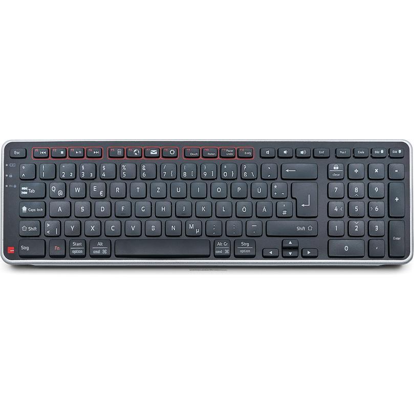 Contour Waage mit Kabel DE-Layout schwarz Retail (DE, Kabelgebunden), Tastatur, Schwarz