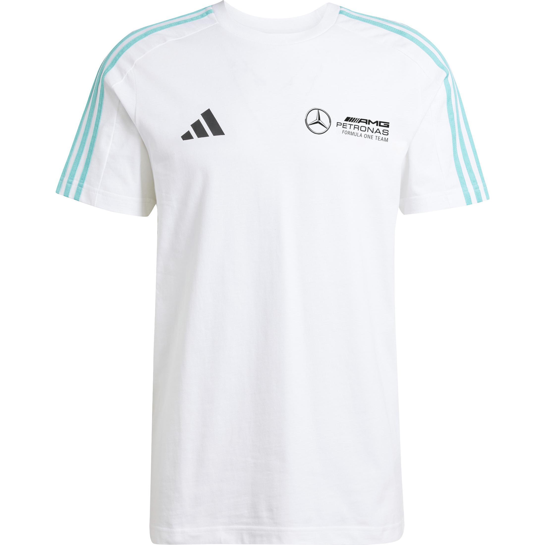 adidas, Herren, Shirt, Mercedes DNA, Weiss, (L)