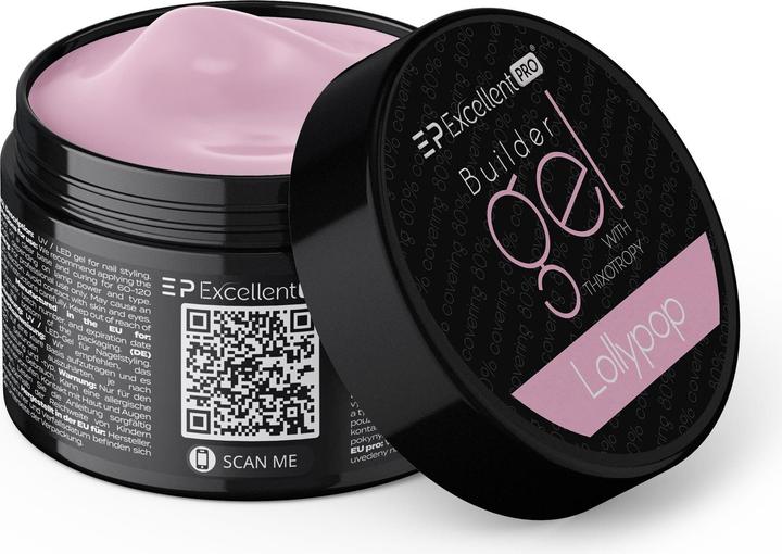 Produktbild Excellent PRO Builder Gel With Thixotropy Lollypop 50g (Kunstnägel)