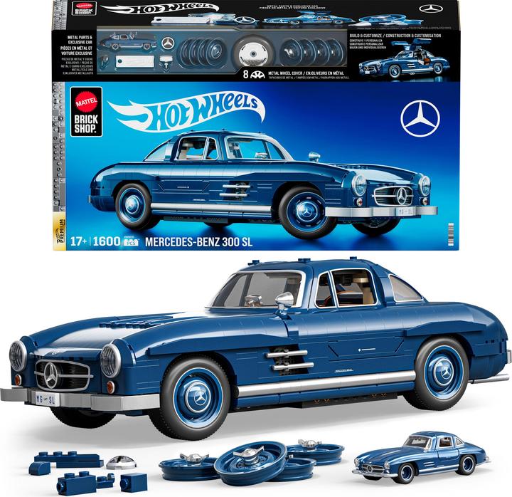 Mattel Brick Shop Serie Premium Mercedes-Benz 300 SL