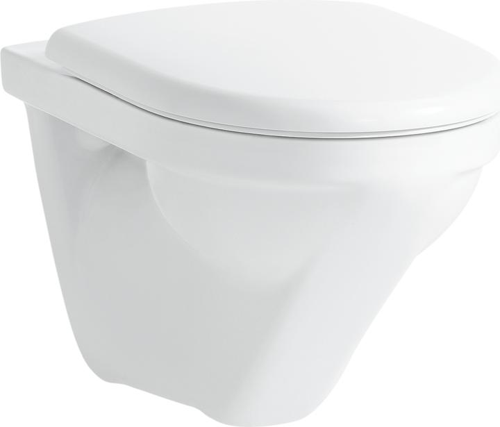 Laufen MODERNA R WC suspendu, chasse d'eau basse position, avec bord, blanc