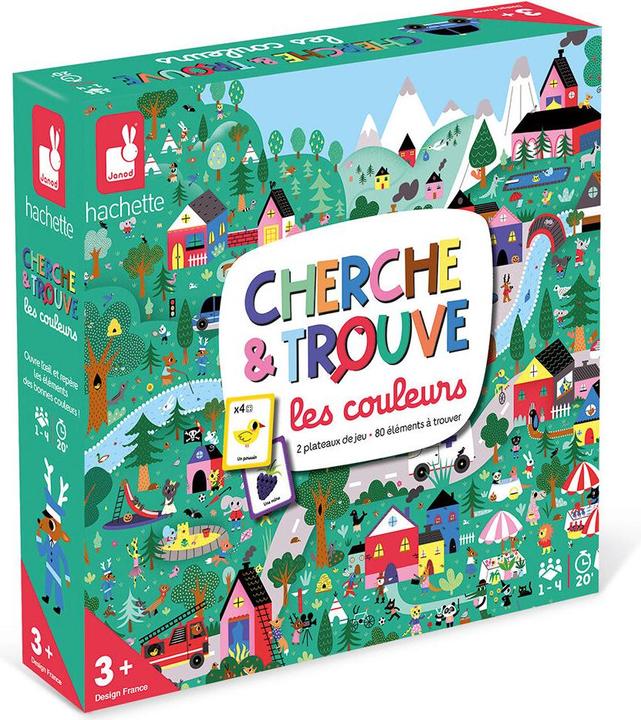 Immagine prodotto Janod Cerca e trova i colori (Francese, 1 - 4 Giocatori)