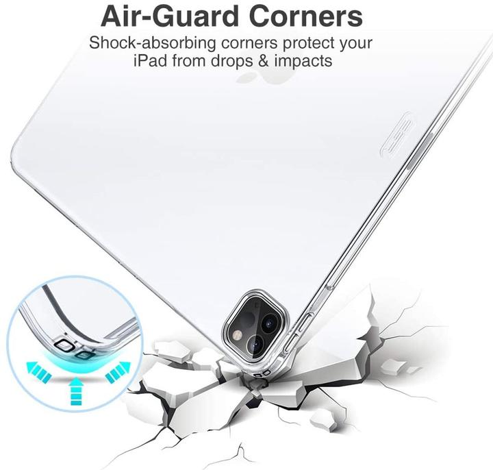 Actual product image König Design Apple iPad Pro 12.9 2020 Clear Tablet Case Protective Cover Transparent (iPad Pro 12.9 2020 (4. Gen))