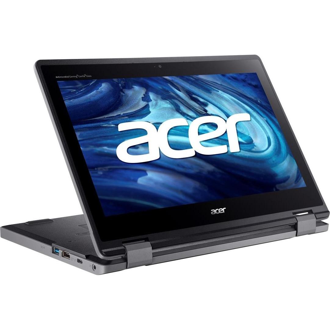 Acer Travelmate B3 Spin TMB311RN-33-TCO-P5C1 (11.60", Intel N200, 8 GB, 256 GB, DE), Notebook, Schwarz