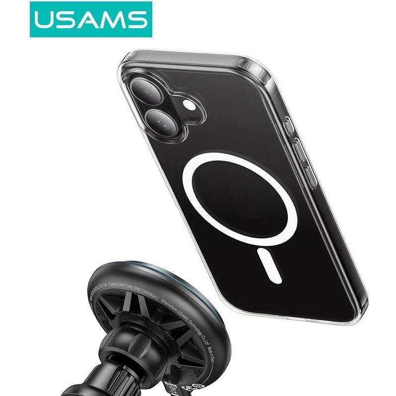 Thumbnail - Usams Ice Magnetic (Apple iPhone 16), Smartphone Hülle, Transparent