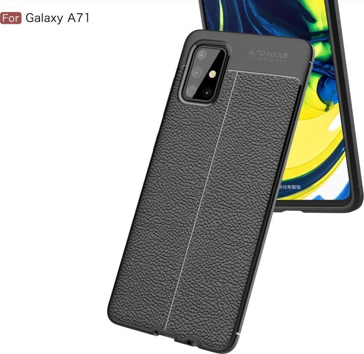Image du produit Screenguard Samsung Galaxy A71 Housse Leather Design TPU Cover (Samsung Galaxy A71)