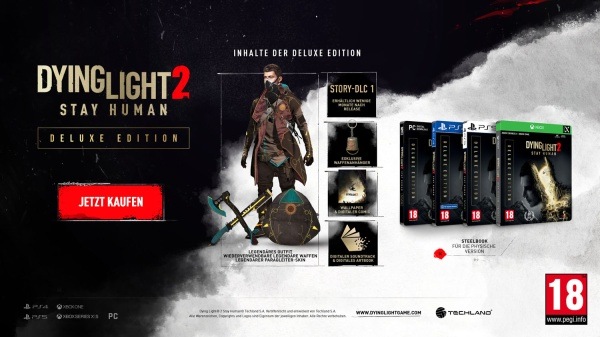 Actual product image Techland Dying Light 2 Stay Human - Deluxe Edition (Xbox Series X, FR, DE)
