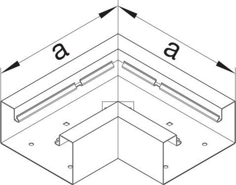 Productafbeelding Tehalit Platte hoek (6.80 cm)