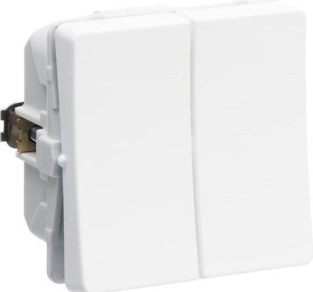 Produktbild LK Fuga®-Schutzschalter Krone, 16A 250V weiss