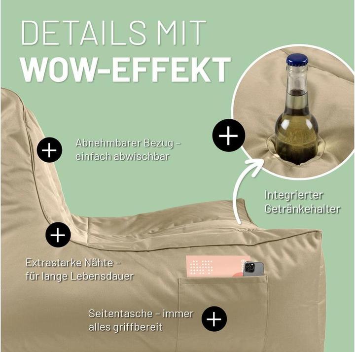 Produktbild Lumaland Sitzsack Lounge 380 L