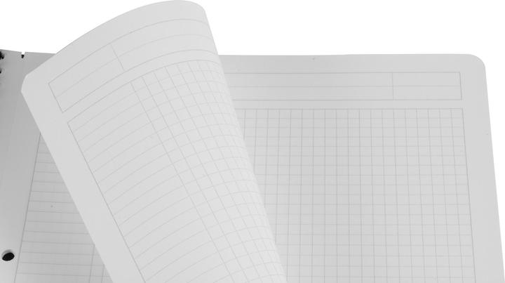 Actual product image Soennecken Collegeblock Office Note Book Paper size: DIN A5+ Ruling style: squared (A5+, Checked, Hardcover)