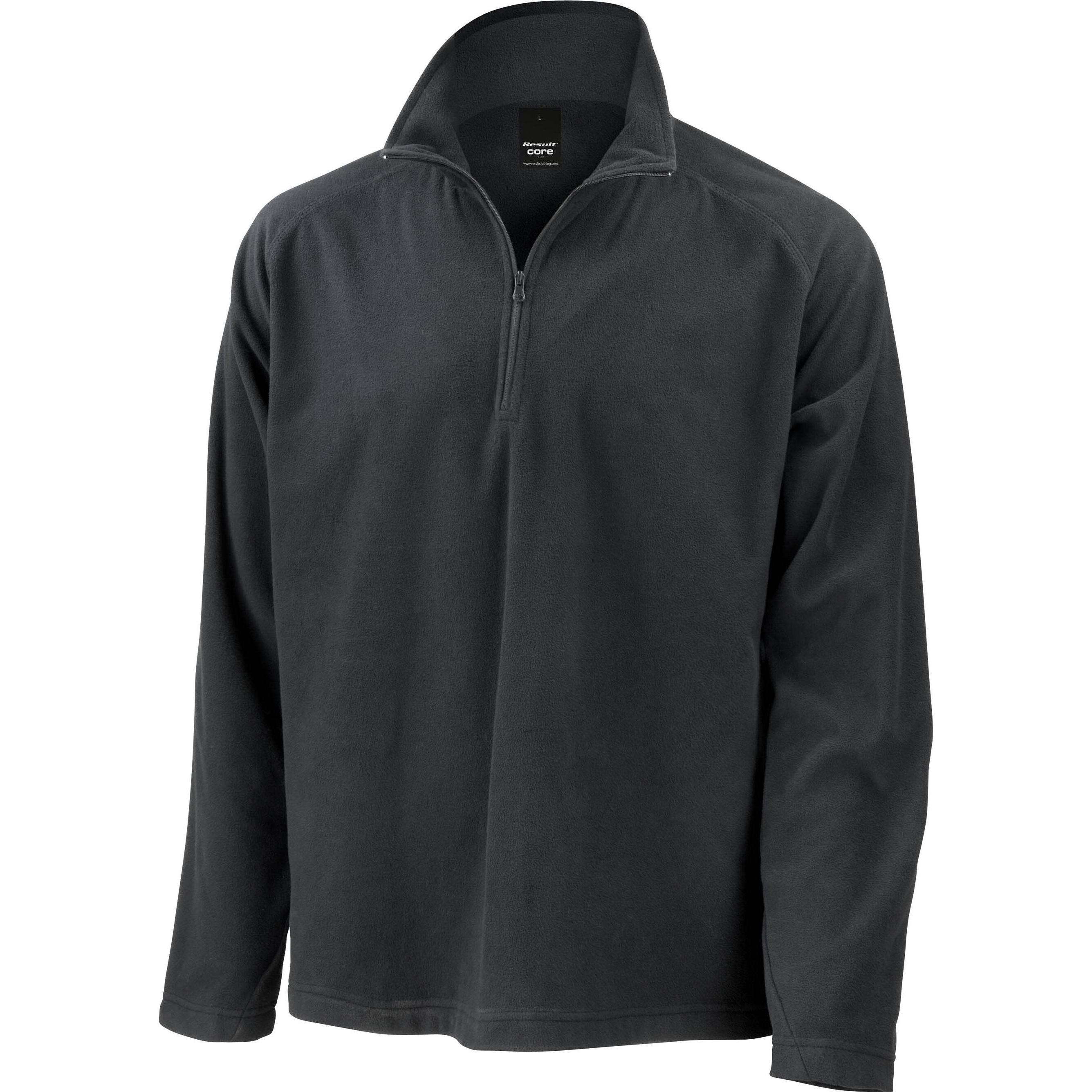 Regatta, Herren, Pullover, Col Zippé, Schwarz, (3XL)
