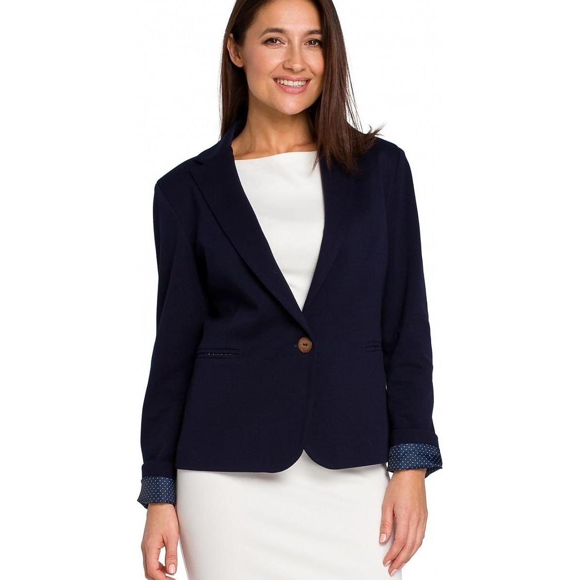 Stylove, Damen, Anzug, Jacke, Blau, (XXL)