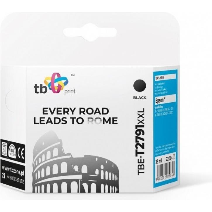 Print, Cartucce, Tusz do Epson WF-3620 TBE-T2791XXL czarny 100% nowy