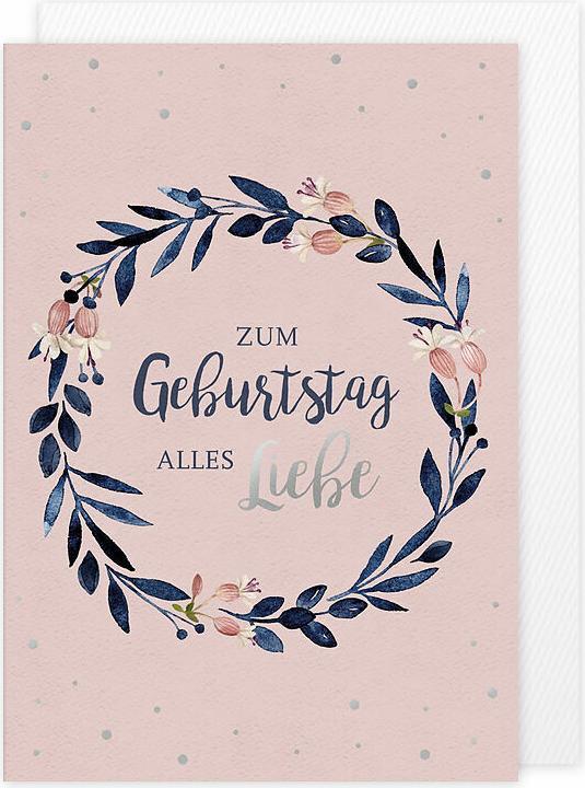 Image du produit Doppelkarte. Bunte Grüsse / Blätterrauschen / Hoch