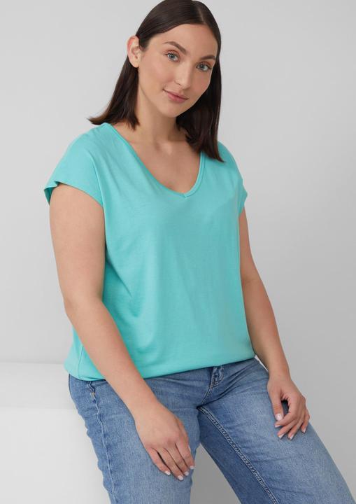 Produktbild S.Oliver T-Shirt Ärmelloses Relaxed-Fit-Shirt mit Cut-out und Schleife (46)