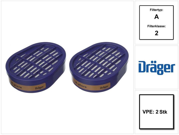 Dräger X-plore A2 gas filter (A2, 1x)