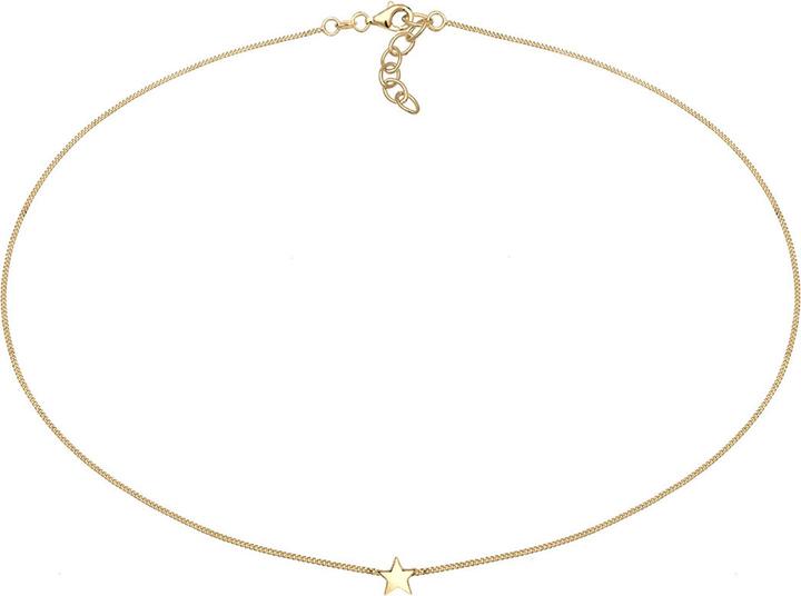 Actual product image Elli Necklace Basic Star Astro Choker 925 Sterling Silver (925 sterling silver, 36 cm)