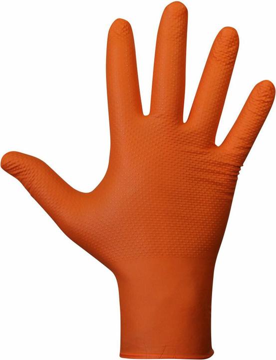 Juba Agility Grip Orange Nitrile Powder-Free Gloves (11)