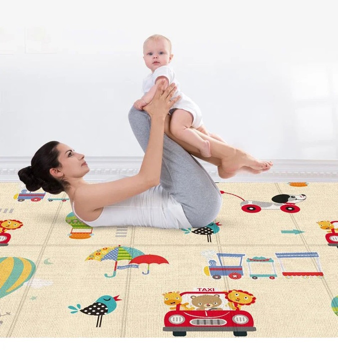 Immagine prodotto Activity Board Tappeto attività per bambini Tappeto da campeggio all'aperto Tappeto da gioco pieghevole Disegno a