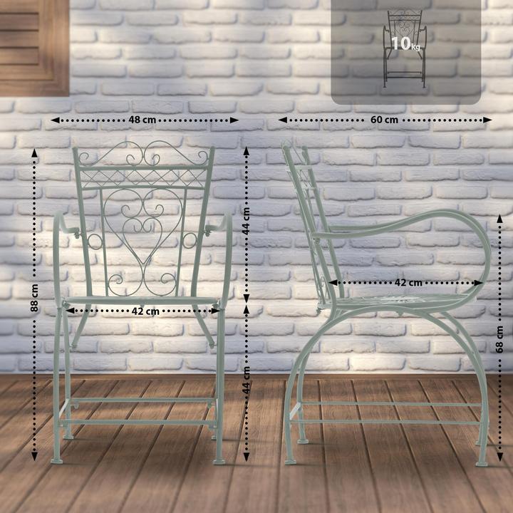 Image du produit CLP Chaise Sheela, vert antique