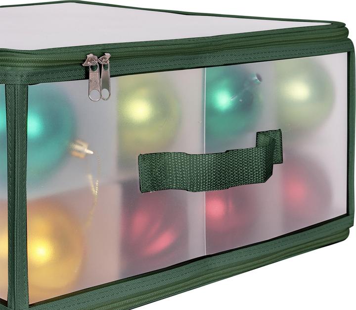 Produktbild Relaxdays Weihnachtskugel Aufbewahrungsbox (36 cm, 1x)