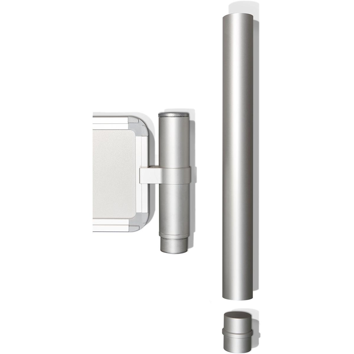 Ultradex, Zubehör Präsentieren, Aluminium-Topperrohr eloxiert Höhe 300x40mm silber