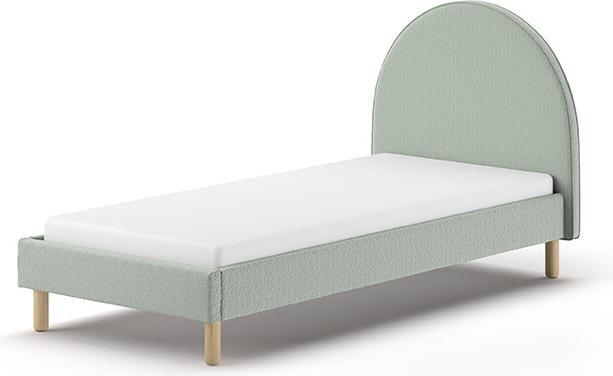 Produktbild Vipack Moon Bett 90X200 Gruen Boucle (90 x 200 cm)