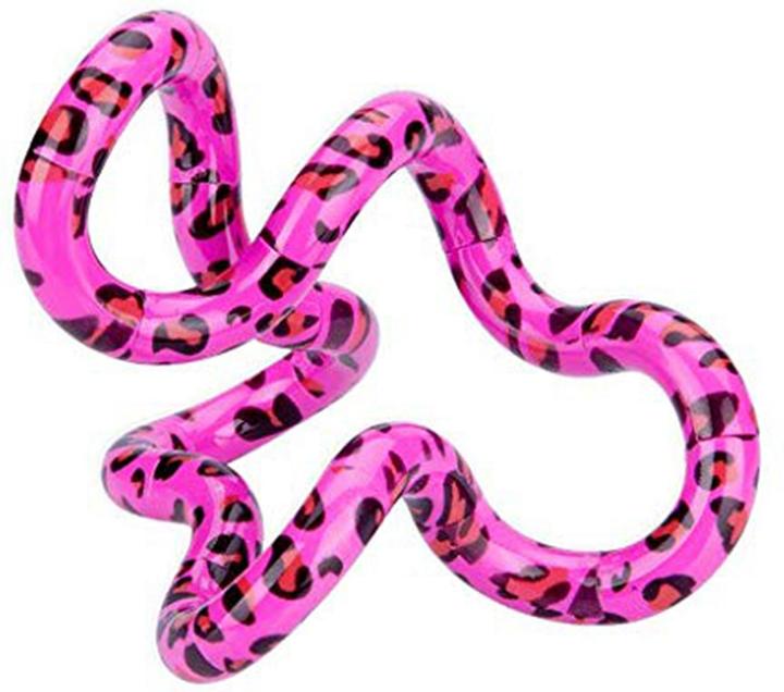 Actual product image Tangle Fidget Toy 85703 Jr. Wild Series with Animal Pattern Leopard, Antistress Toy, Promotes Coor... (German, French, Italian, English)