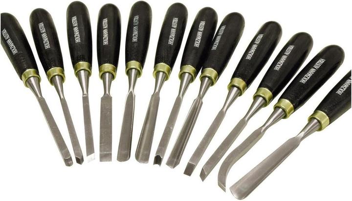Actual product image Holzmann 12-piece carving knife set (14 mm)