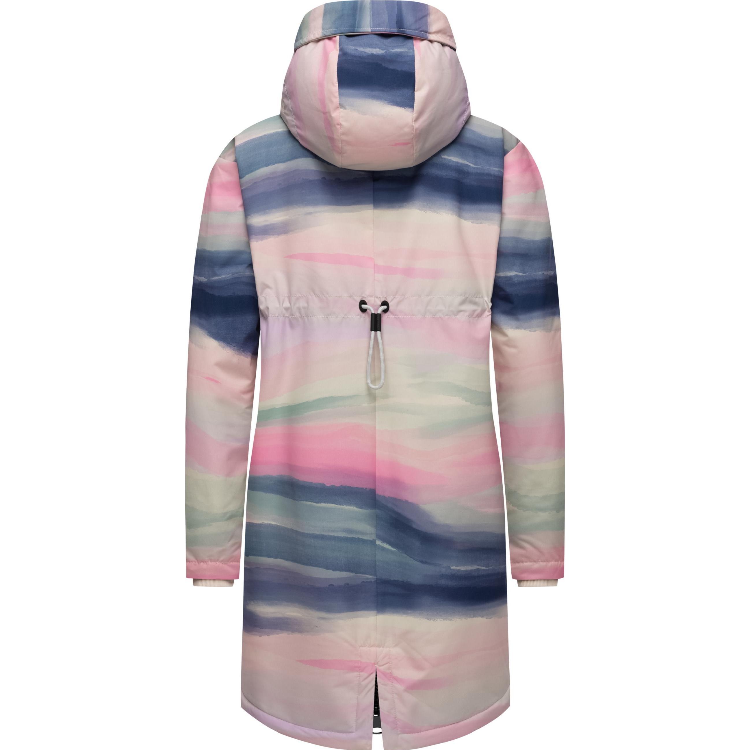 Thumbnail - Ragwear, Damen, Jacke, Holstic Print (M), Beige, M