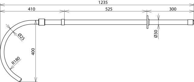 Produktbild Dehn RST 36 1000 Rettungsstange Un... 36kV L 1000mm