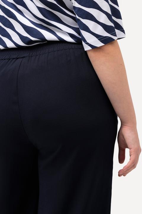 Produktbild Ulla Popken Culotte, wadenlang, weites Bein, Elastikbund (52)