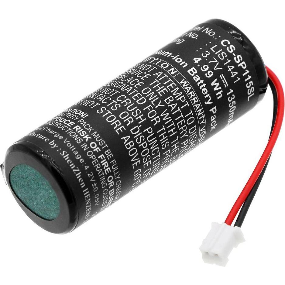 NoName Batteria per SONY PS3 Move e altri, 3.7V, 1350mAh (1 pz., Specifico del dispositivo, 1350 mAh), Batterie + pile