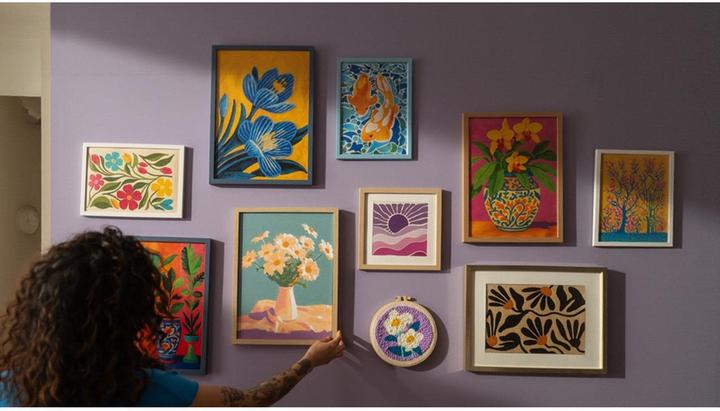 Actual product image Loklik Stretched Canvas set (28.60 x 12.70 cm)