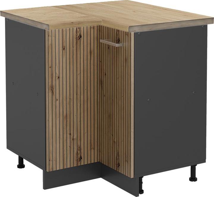 Anthrazit, Artisan Eiche