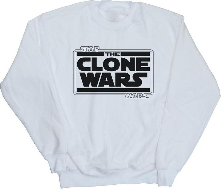 Actual product image Star Wars Mens Clone Wars Logo Sweatshirt (L)