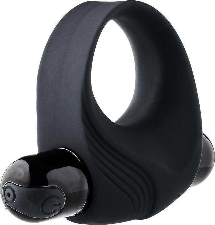 Actual product image Dreamtoys Ramrod ANILLO CON BALA VIBRADORA - Negro (3.20 cm)