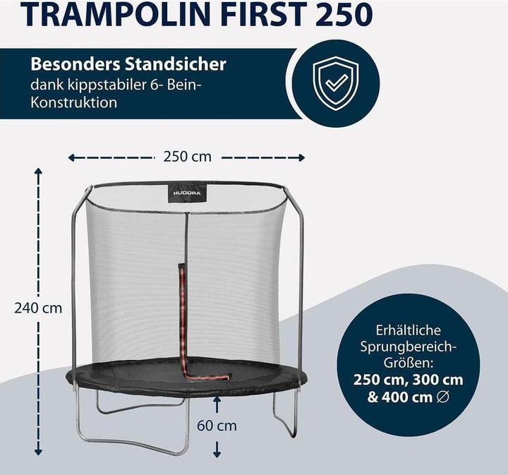 Produktbild Hudora First Trampolin 250V (250 cm)