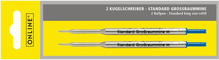 Actual product image Online Ballpoint pen refills standard (Refill, Blue, 0.50 mm)