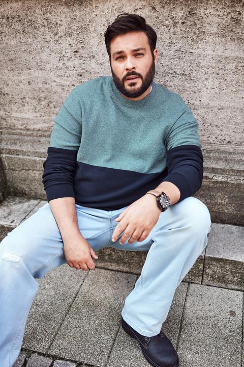 Produktbild Men+ Pullover, Streifen (XXL)