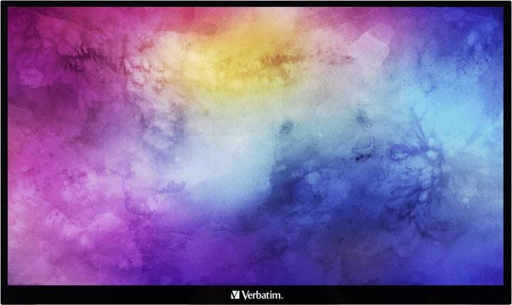 Produktbild Verbatim PMT-15 Portable Touchscreen Monitor 15.6" Full HD 1080p Metal Housing (1920 x 1080 Pixel, 15.60")