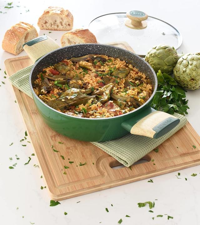 Actual product image Monix Amazonia 7-Piece Forged Aluminum Cookware Set with Titanium-Reinforced Non-Stick Coating (Frying pan, Pot, Aluminium)