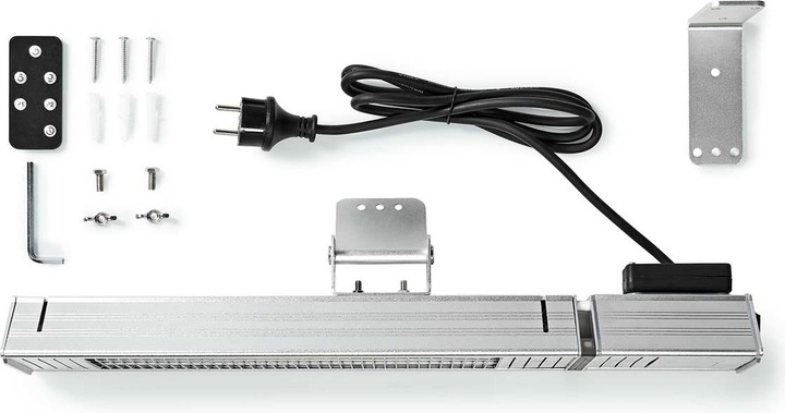 Immagine prodotto Nedis Riscaldatore radiante in alluminio HTPA30ESS (2000 W)