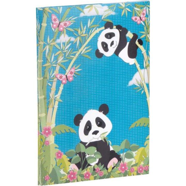 Rössler, Grusskarte + Briefpapier, Kinder-Papeterie Panda (10 Stk.)