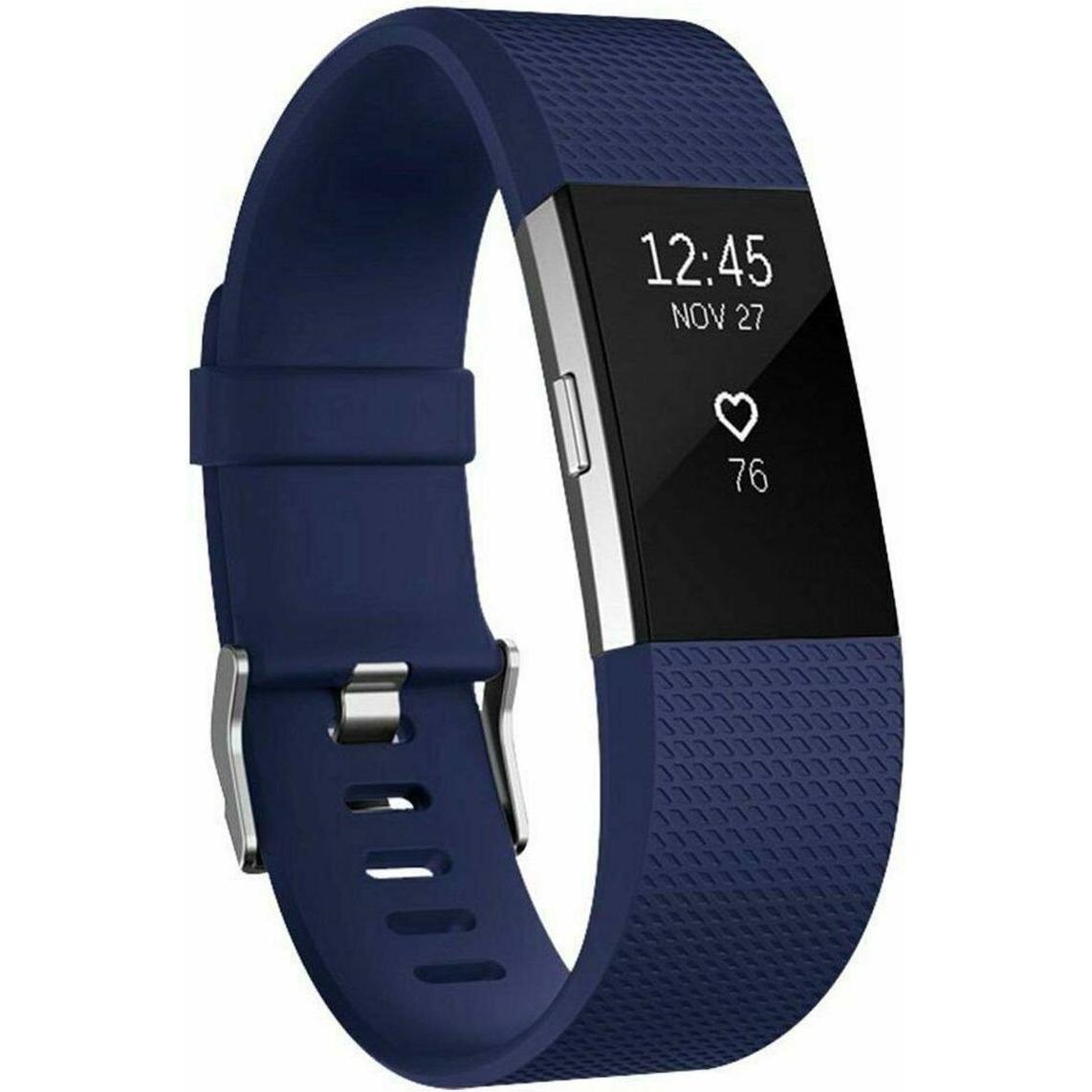Strap-it Silikonarmband (Silikon, Charge 2), Uhrenarmband, Blau