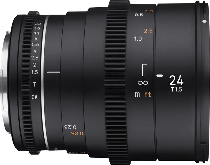Image du produit Samyang 24mm T1.5 MK2 MFT (Micro Four Thirds, APS-C / DX, Micro Four Thirds, Plein format)