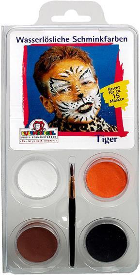 Actual product image Eulenspiegel Make up set tiger