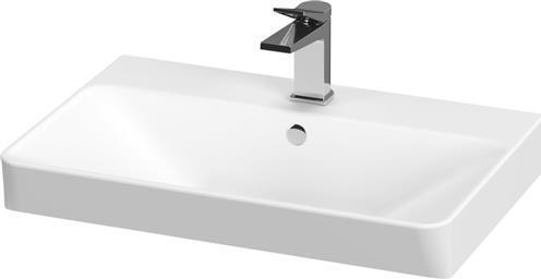 Cersanit Håndvask Mille 60x41cm, rengøringsvenlig (410 mm, 600 mm)